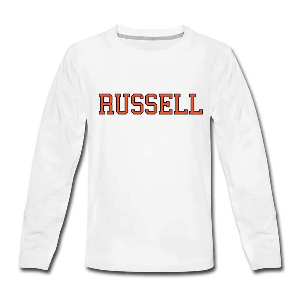 Kids' Premium Long Sleeve T-Shirt - white