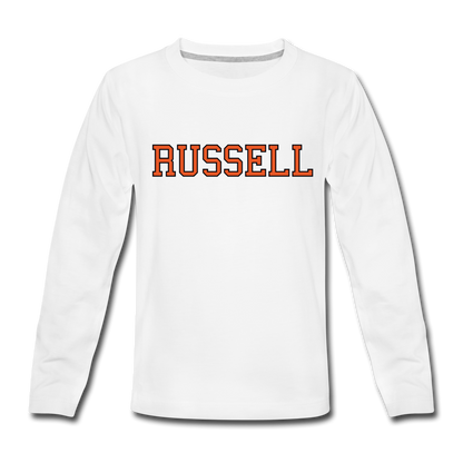 Kids' Premium Long Sleeve T-Shirt - white