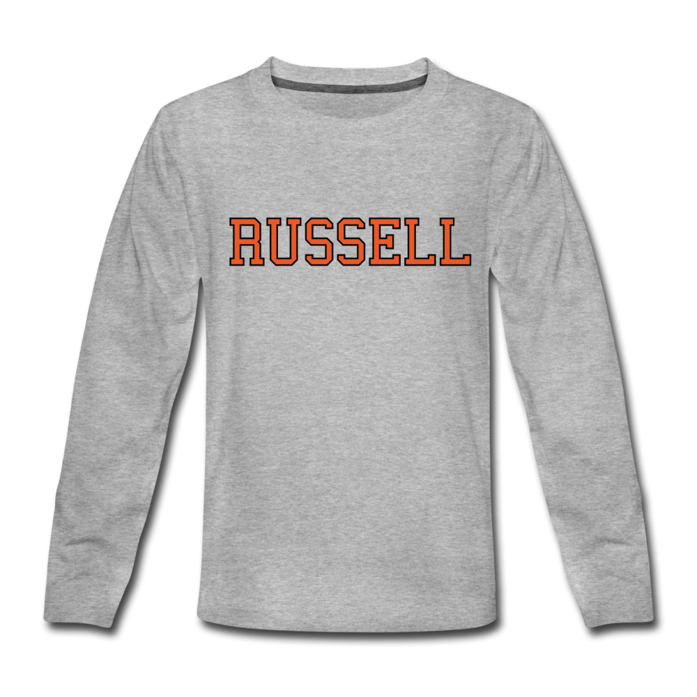 Kids' Premium Long Sleeve T-Shirt - heather gray