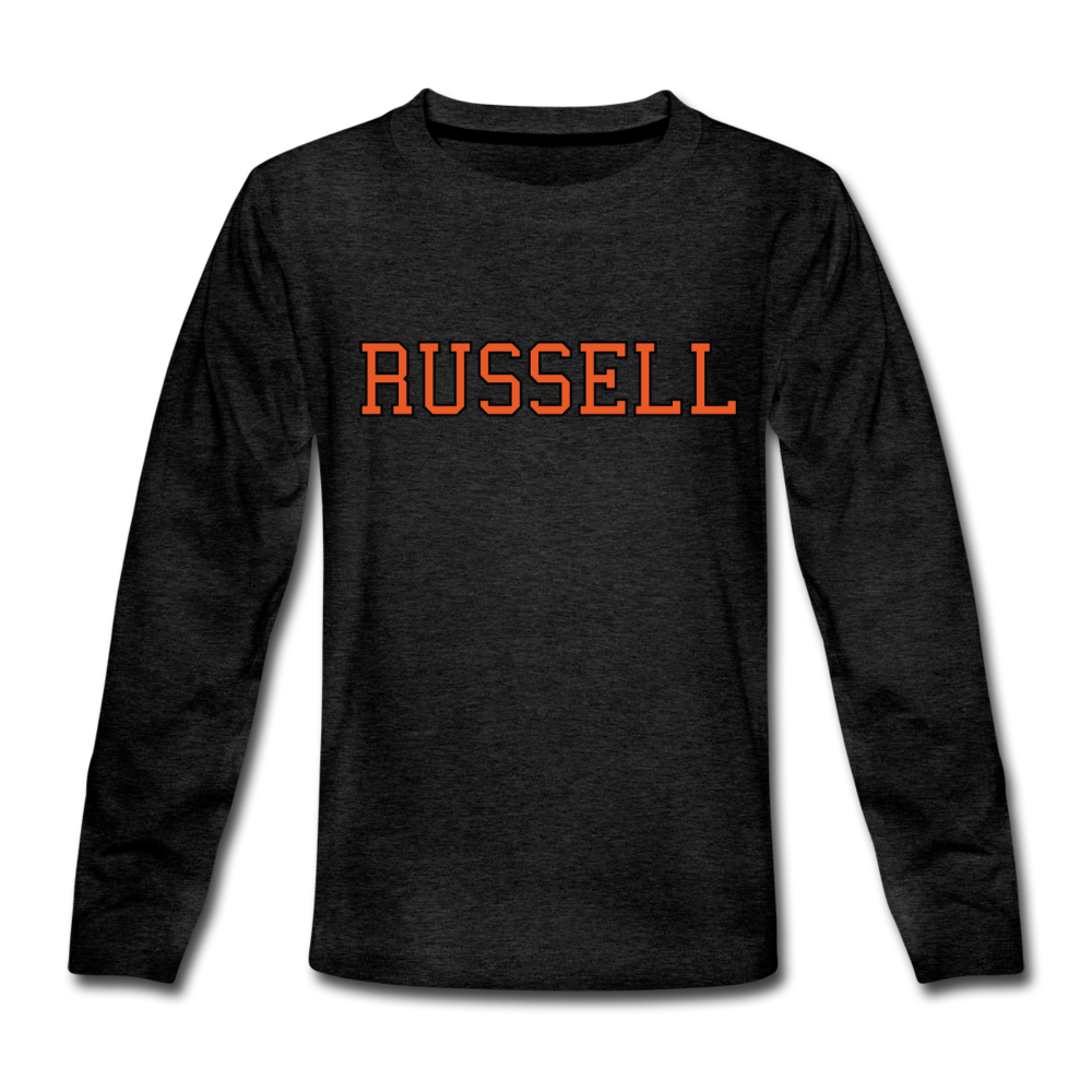 Kids' Premium Long Sleeve T-Shirt - charcoal grey