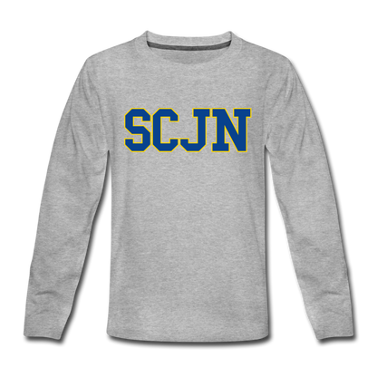 Kids' Premium Long Sleeve T-Shirt - heather gray