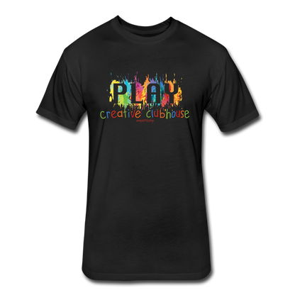 Clubhouse Adult Fitted Cotton/Poly T-Shirt by Next Level - black