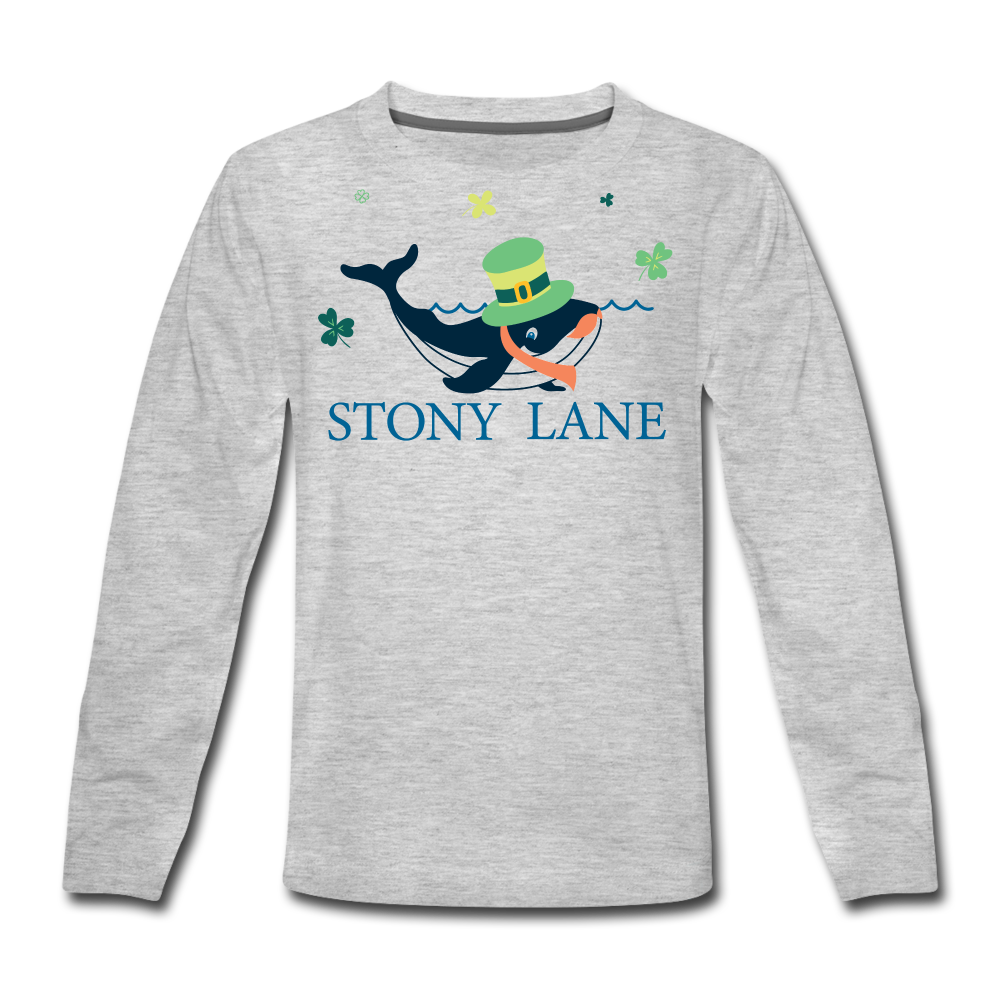 SL Kids' Premium Long Sleeve T-Shirt - heather gray