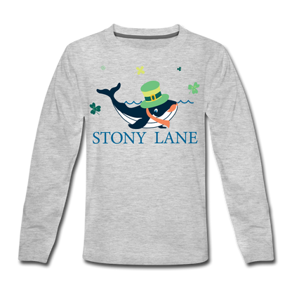 SL Kids' Premium Long Sleeve T-Shirt - heather gray