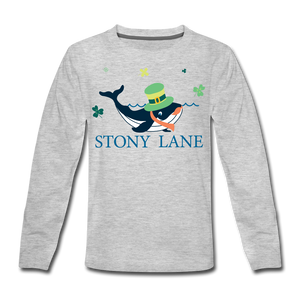 SL Kids' Premium Long Sleeve T-Shirt - heather gray