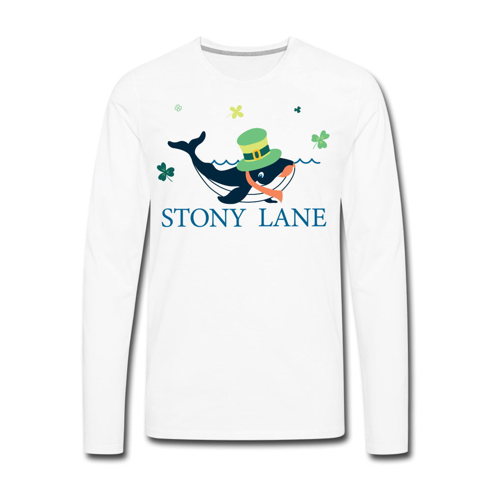 SL Adult Premium Long Sleeve T-Shirt - white