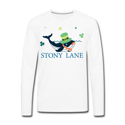 SL Adult Premium Long Sleeve T-Shirt - white