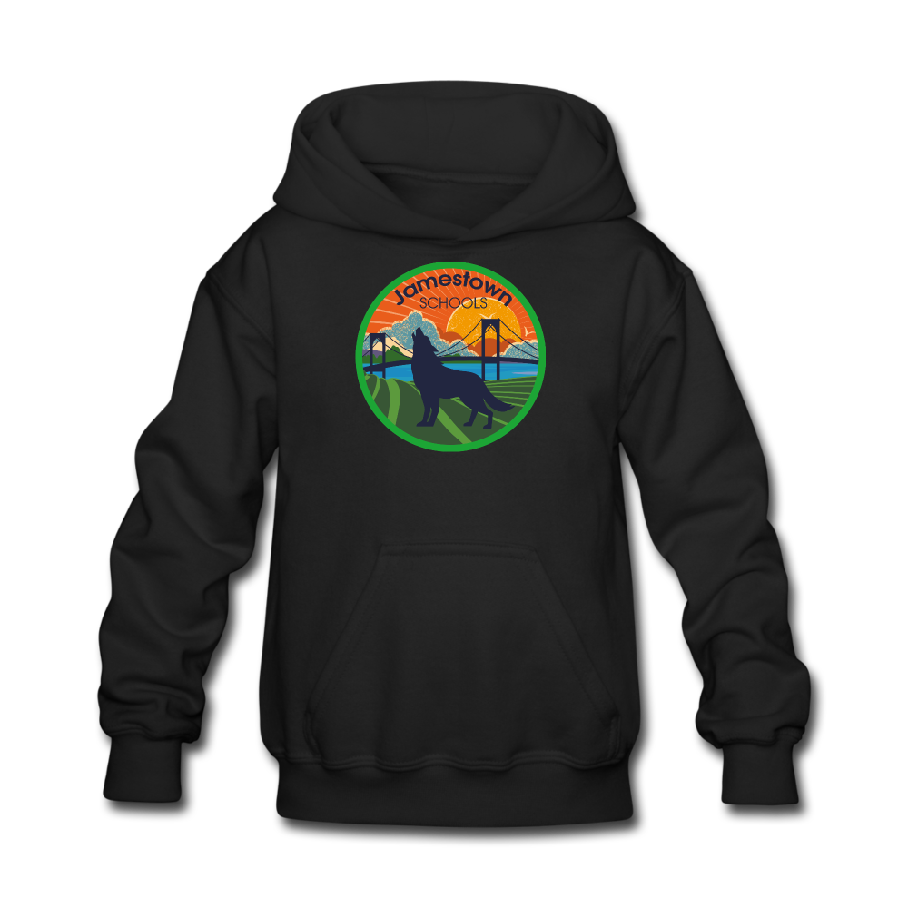 JS Kids' Hoodie - black