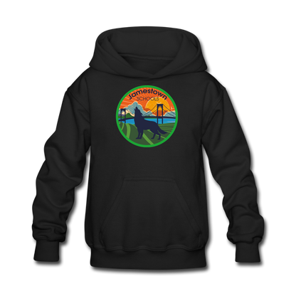 JS Kids' Hoodie - black