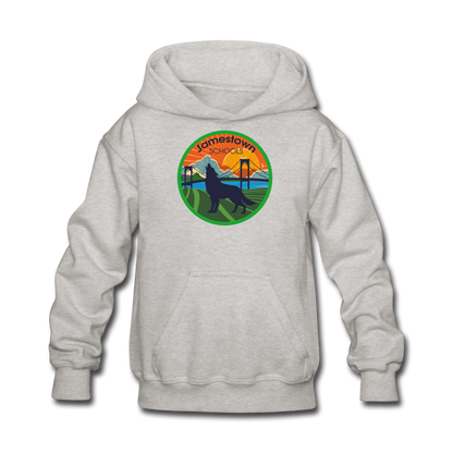JS Kids' Hoodie - heather gray