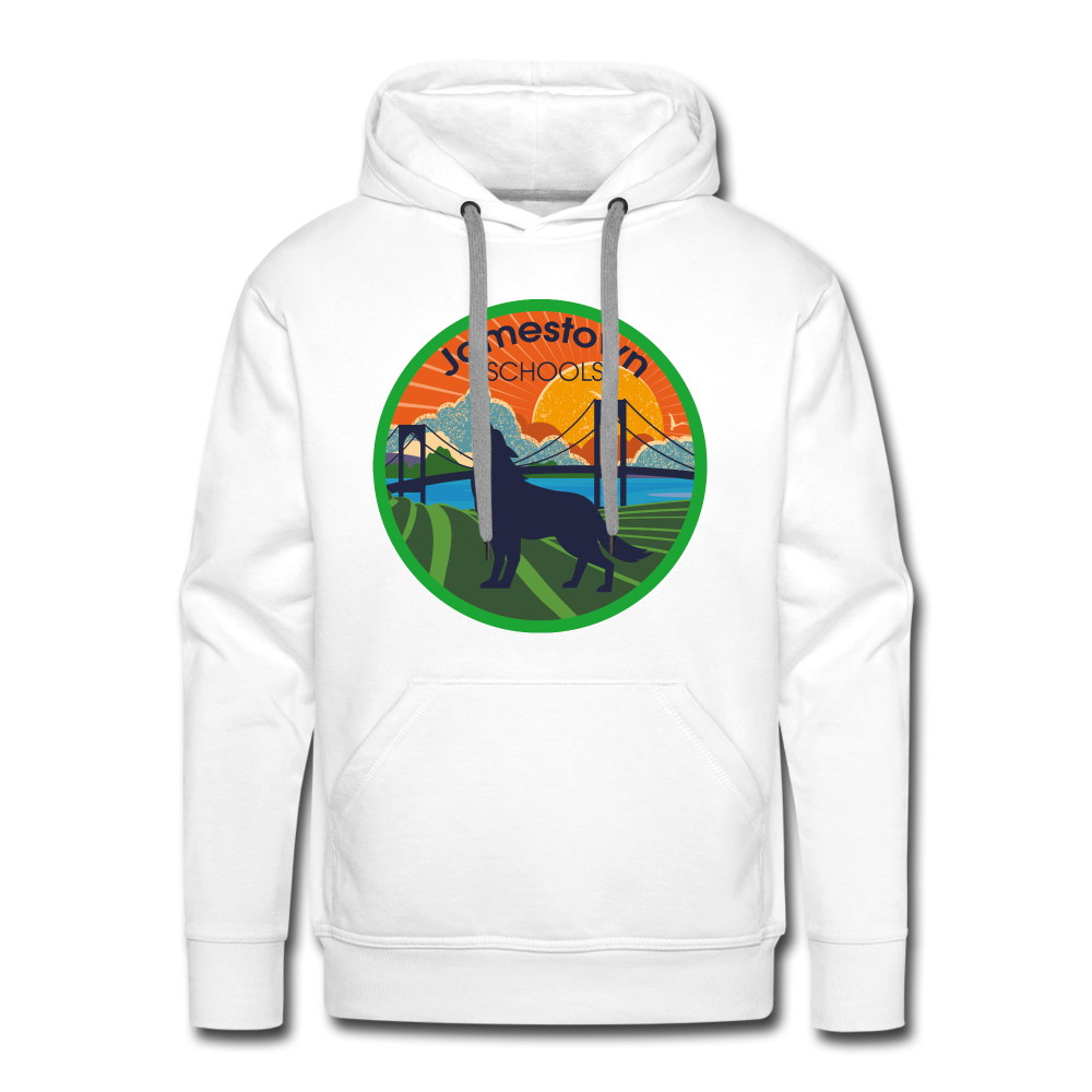 JS Men’s Premium Hoodie - white