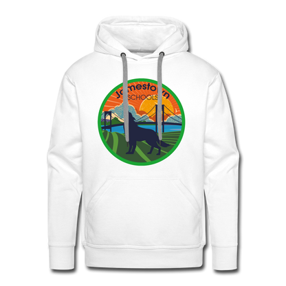 JS Men’s Premium Hoodie - white
