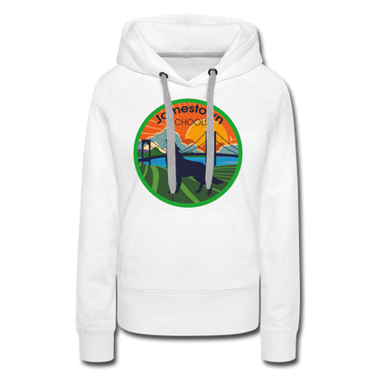 JS Women’s Premium Hoodie - white