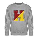 Haverford Men’s Distressed Crew - heather grey