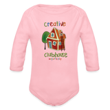 CC Organic Baby Bodysuit - light pink