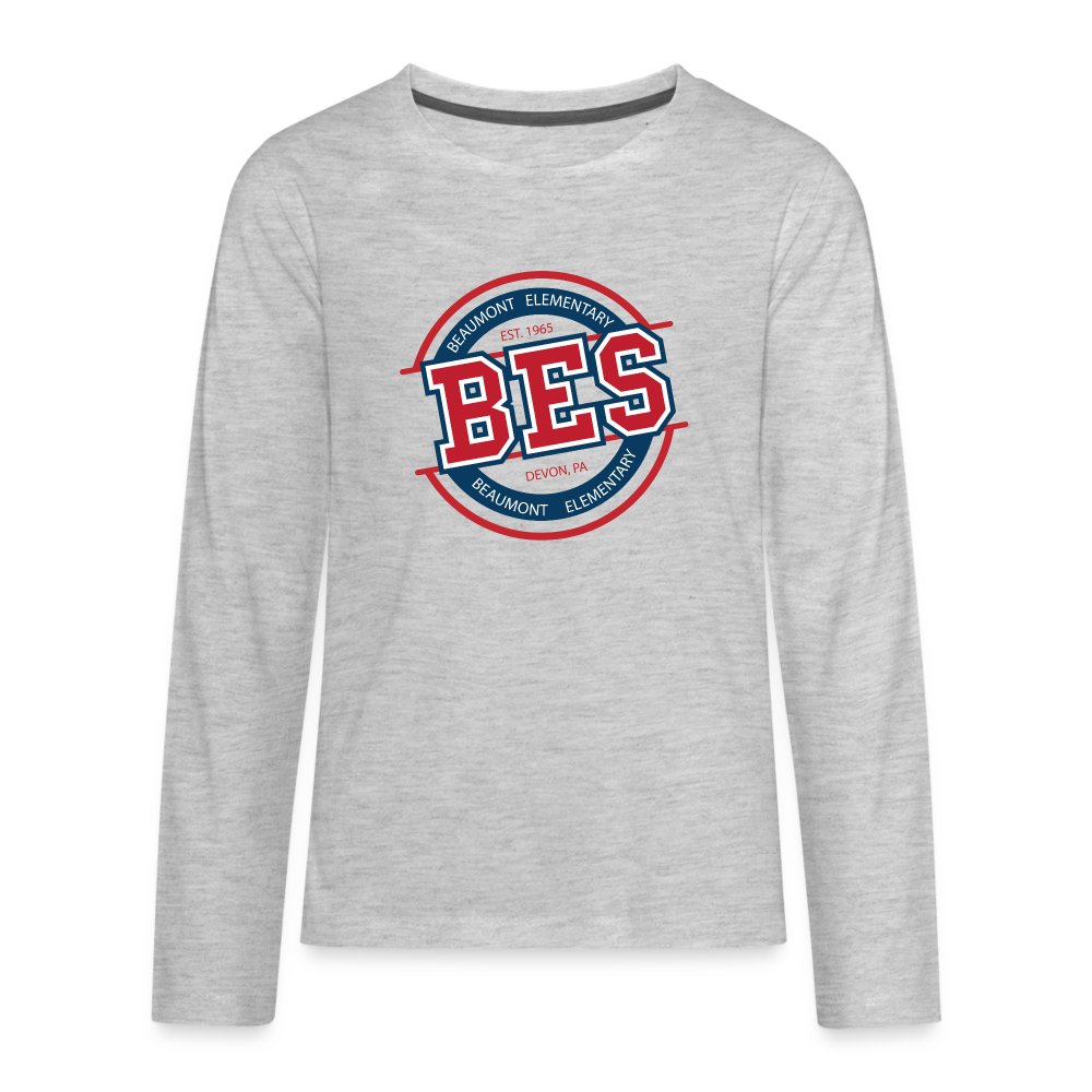 BES Circle Up Long Sleeve - heather gray