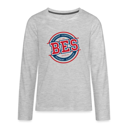 BES Circle Up Long Sleeve - heather gray