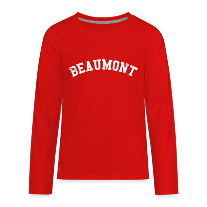 BES Kids' Vintage Long Sleeve - red