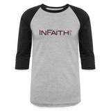 INF Baseball T-Shirt - heather gray/black