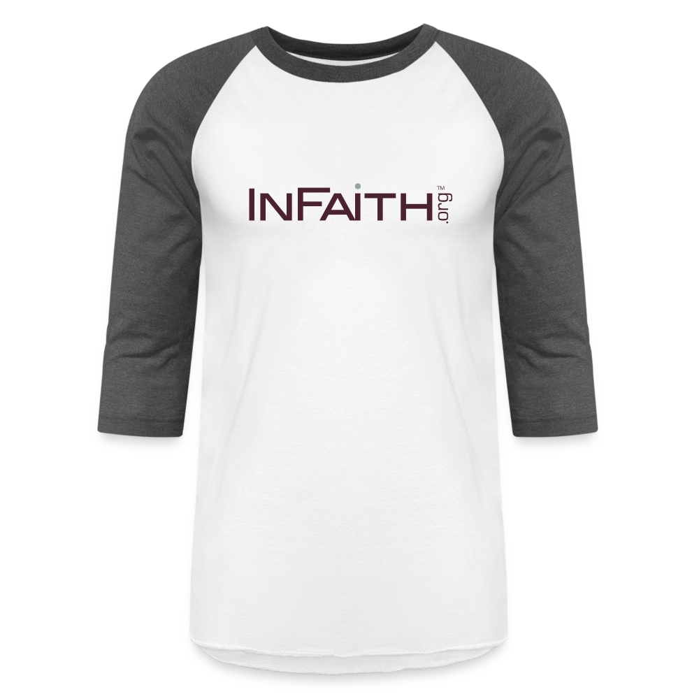 INF Baseball T-Shirt - white/charcoal
