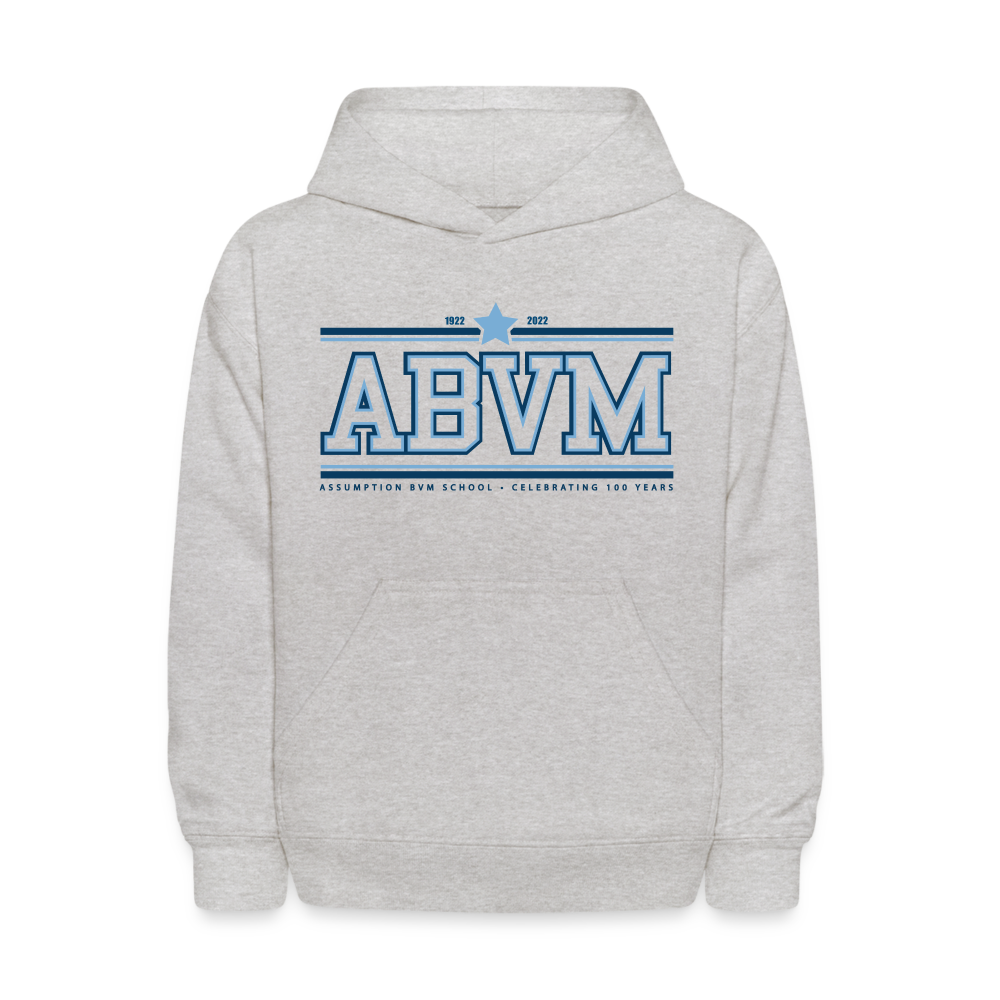 ABVM 100th Logo Kids' Hoodie - heather gray