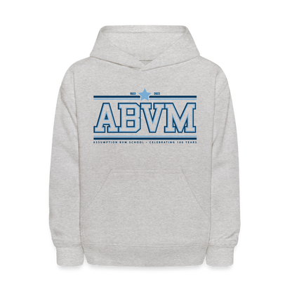 ABVM 100th Logo Kids' Hoodie - heather gray