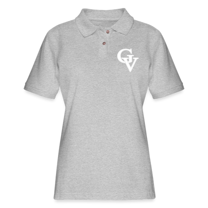 GV Women's Pique Polo Shirt - heather gray