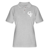 GV Women's Pique Polo Shirt - heather gray