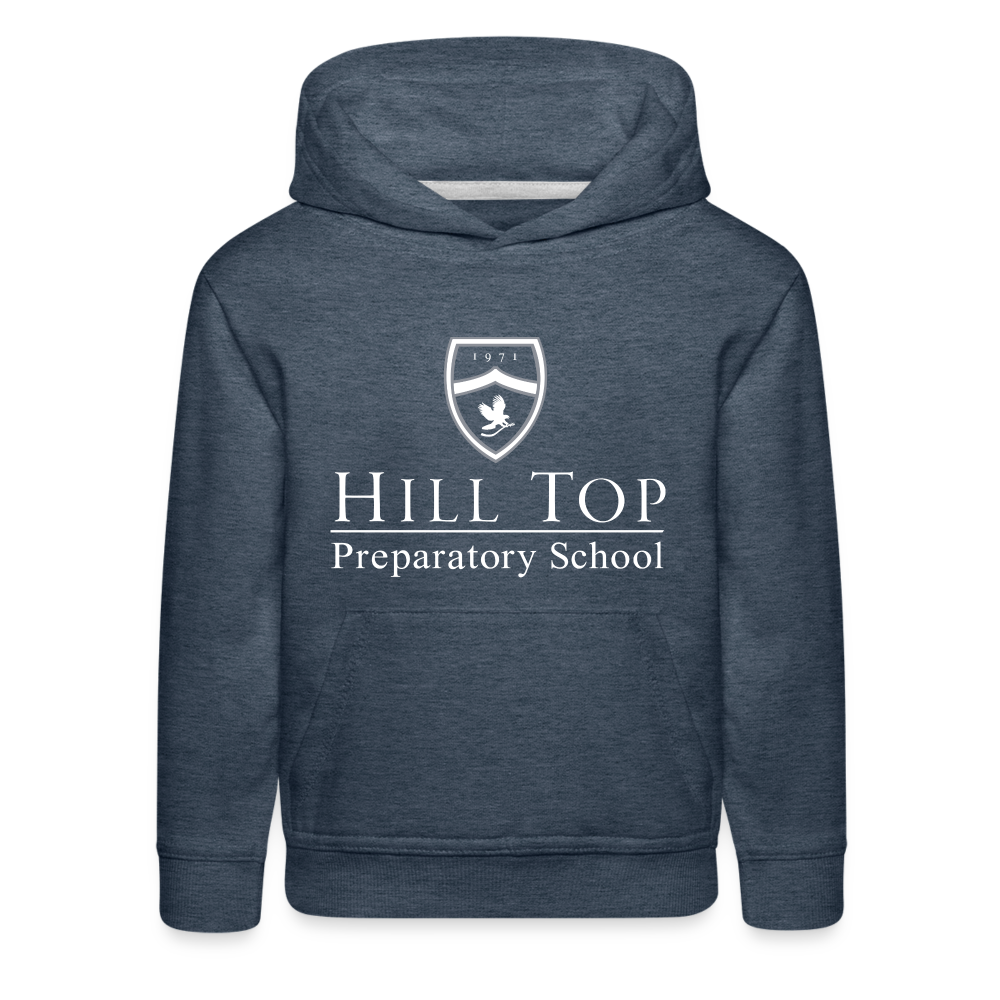 HT Logo Favorite Hoodie - heather denim